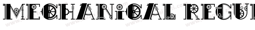 Mechanical Regular字体转换